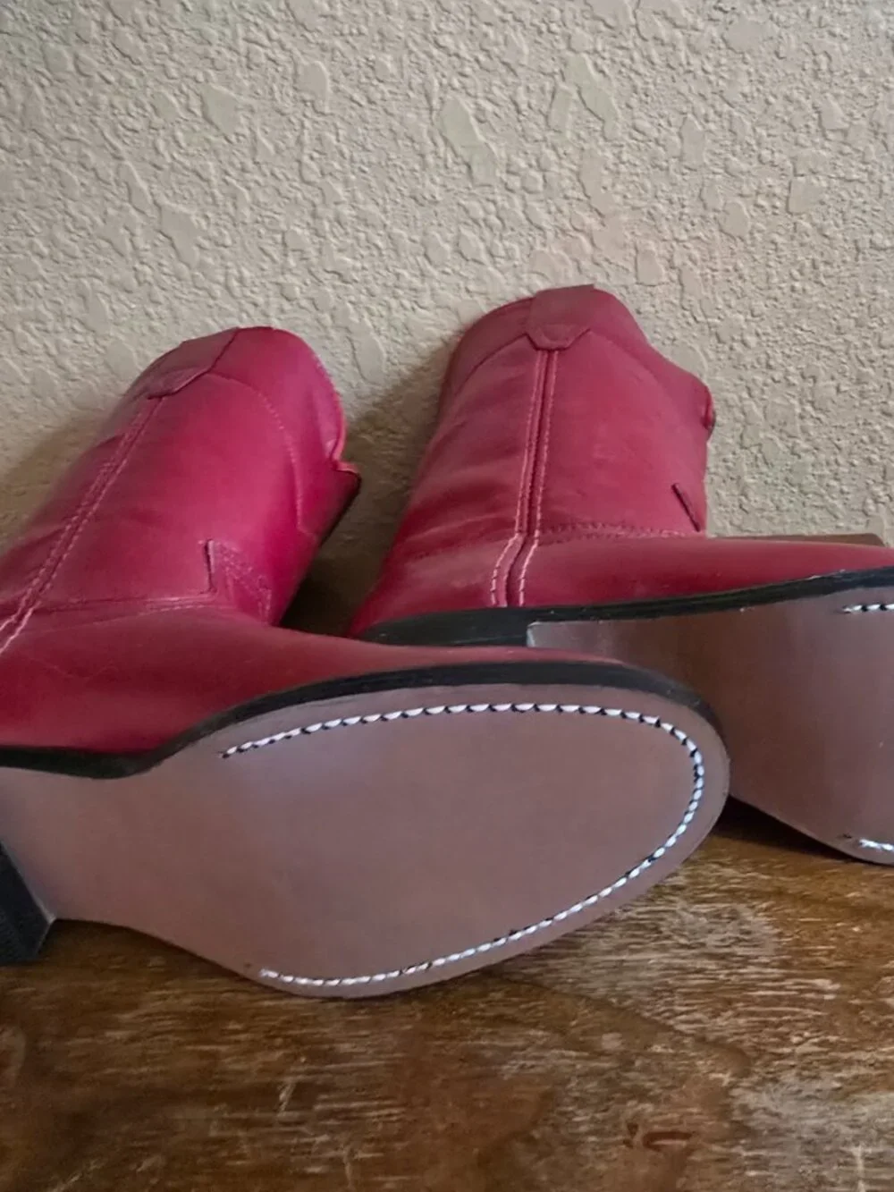 Red Roper Boots Size 3.5 D - Picture 5 of 8